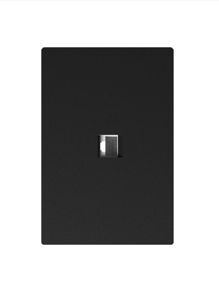 Llave de Toma de Red RJ45 Macroled Línea Milan, Color Negro